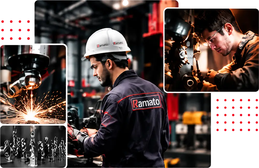 Ramato engineering team and machinery